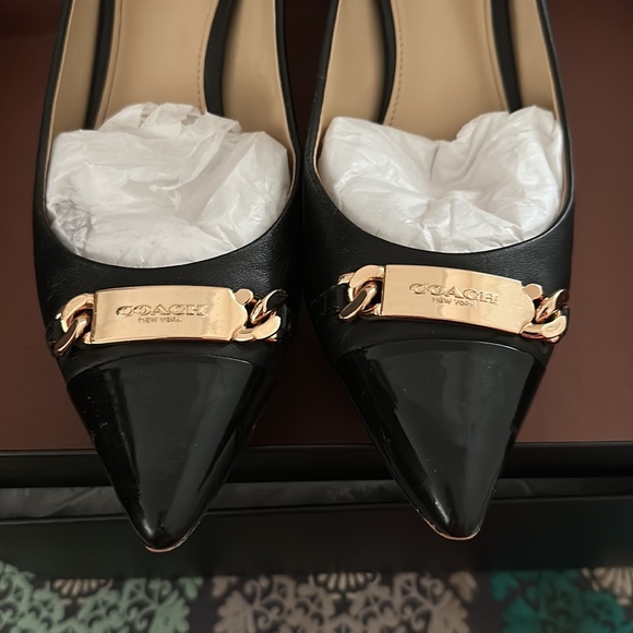Coach Patent Leather Heels - Picture 3 of 4